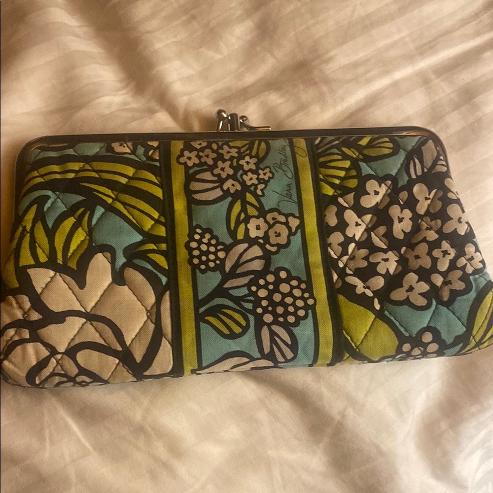 Vera Bradley Floral Clutch in Island Blooms